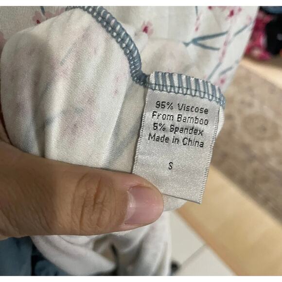 Kickee Women's Print Simple Twist Nightgown Cherry Blossom - Picture 6 of 6